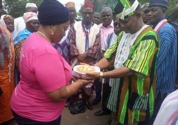 Madam VP Howard-Taylor tours Grand Cape Mount County.