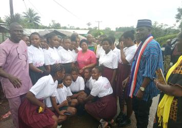 Madam VP Howard-Taylor tours Grand Cape Mount County.