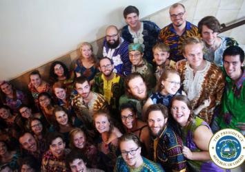 Peace Corp Volunteers in a Group Photo at the Monrovia City HallEXECUTIVE MANSION