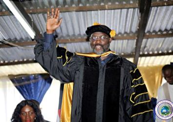 President Weah Recieves Honorary Doctorate DegreeEXECUTIVE MANSION