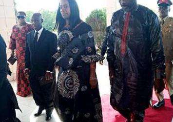 President Weah and First Lady Clar Marie Weah attend the funeral ceremony of the late former UNSG Kofi AnnanExecutive Mansion
