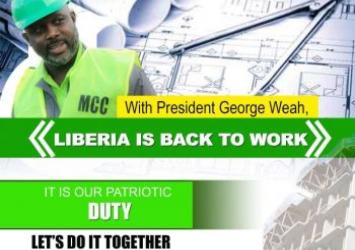President Weah’s Mandate on Pavement of Feeder Roads Nearing Fruition - As Public Works Seeks BidsEXECUTIVE MANSION
