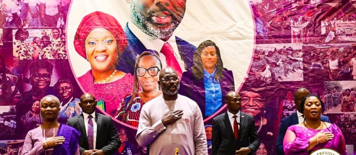 President George Manneh Weah has recommitted his government to empowering Liberian women, leveraging technology to promote gender equality, bridging the digital gender gap, and expanding women's participation in politics.